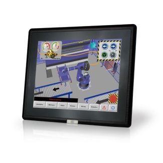 DM-F24A, 24" LCD touch, 9~36VDC input